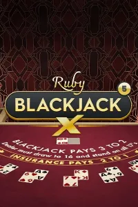ruby blackjack 1 slot logo